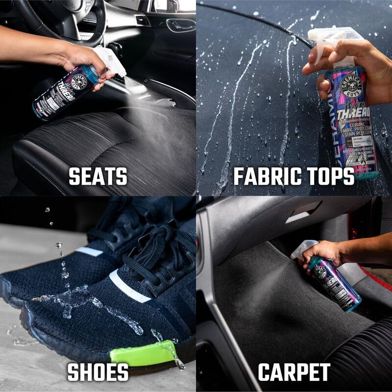 Chemical Guys حماية السيراميك من كيميكل غايز SPI22616 هيدروثريد للأقمشة ومضاد للبقع (يعمل على الأقمشة والسجاد والمفروشات)، 16 أونصة. - Image 3
