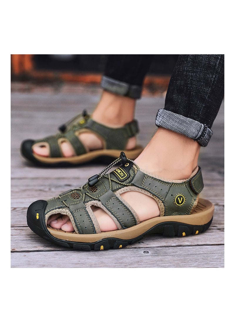 Loquat - New Men's Hollow Out Breathable Outdoor Headband Sandals - Image 1