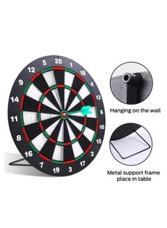 UB Archery Dart Board Safety Rubber Game Set with 6 Soft Tip Arrow and Support Frame  - Image 5