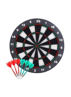 UB Archery Dart Board Safety Rubber Game Set with 6 Soft Tip Arrow and Support Frame  - Image 3