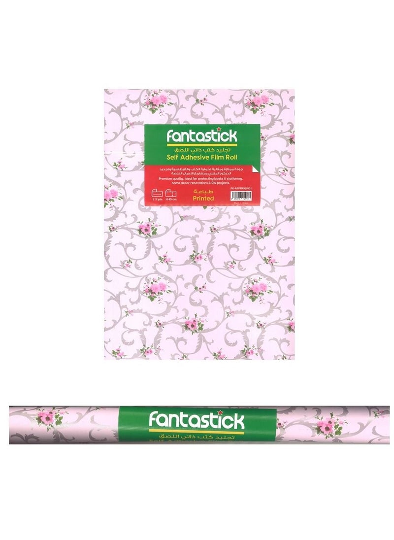 Fantastick Self Adhesive Film Roll Printed Design 5 Yards  - Image 1