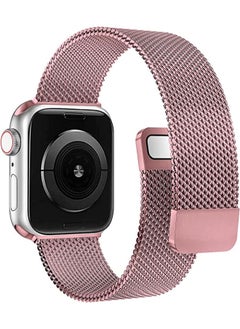 SHOPI Apple Watchband MAGMETIC  42mm / 44mm / 45mm Apple Watch Strap For Apple Watch Series 7 / 6 / SE / 5 / 4 / 3 / 2 / 1, 42mm / 44mm / 45mm PINK  - Image 2
