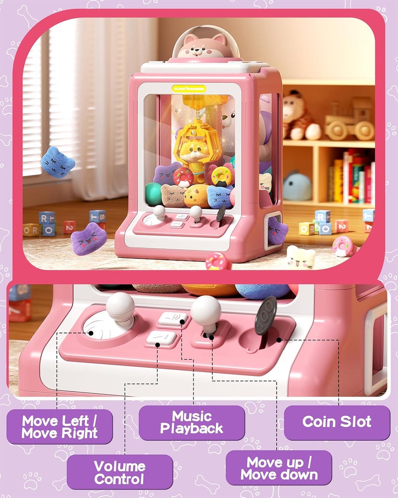 Jovow Claw Machine for Kids (Pink Dog) - Image 3