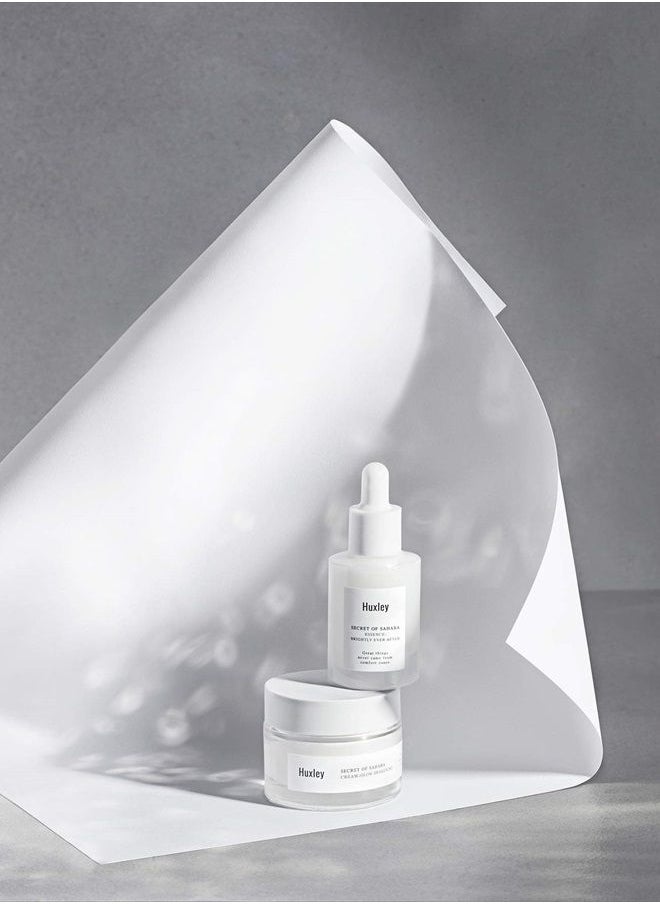 Huxley Secret of Sahara Cream Glow Awakening 1.69 fl. oz. | Korean Facial Cream | With B3 Niacinamide and Glutathione Complex for a Naturally Brighter Complexion  - Image 4