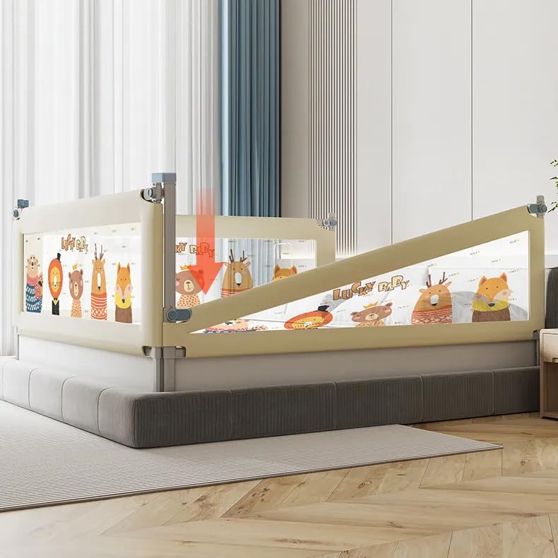 Zyamalox Adjustable Height Bed Rails: Safety Guard for Babies (Assorted Colours) - Image 4