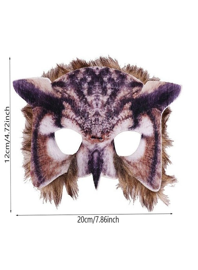 Hosfairy 1Pcs Halloween Owl Mask Animal Owl Mask for Halloween Christmas Easter Masquerade Party Cosplay Props - Image 5