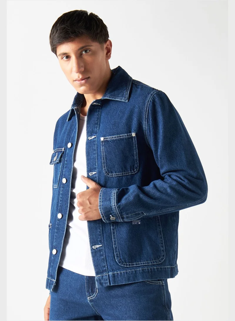 Lee Cooper Flap Pocket Regular Fit Shirt