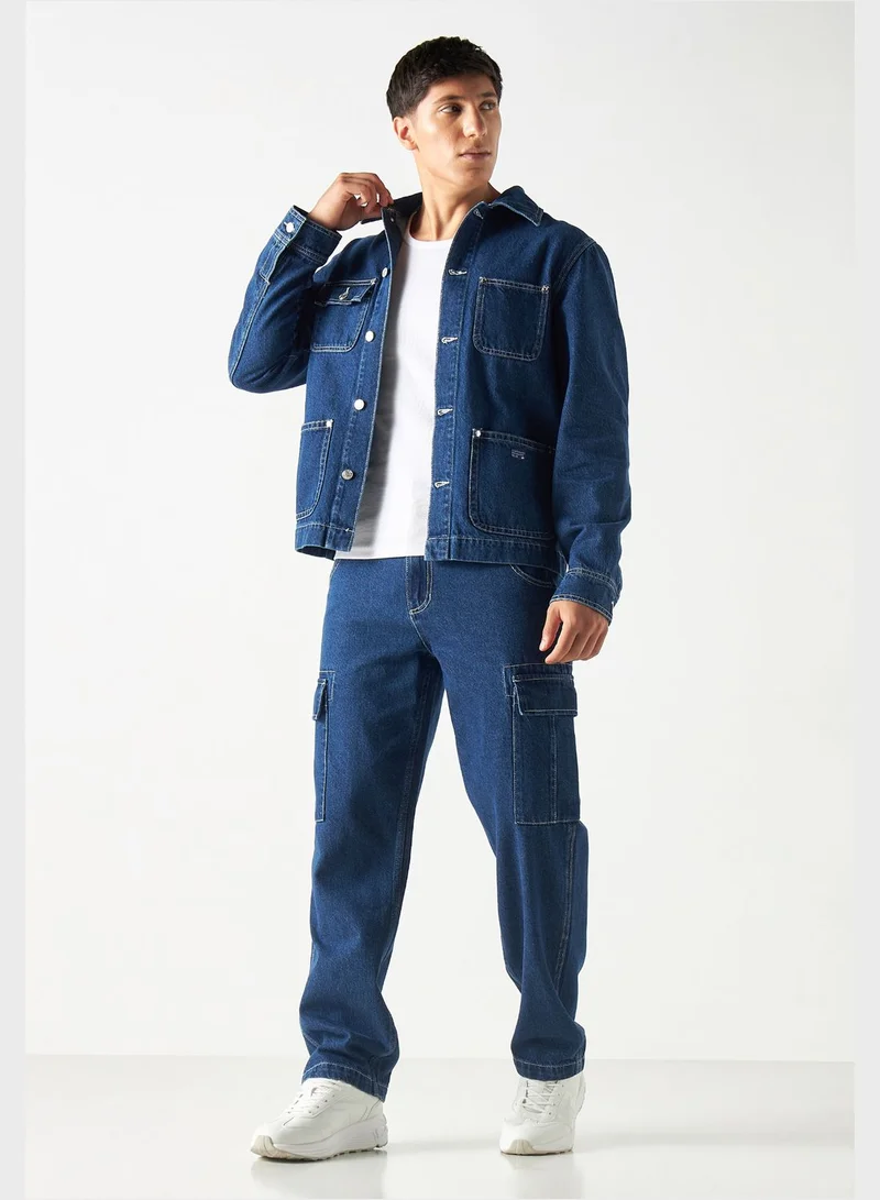 Lee Cooper Flap Pocket Regular Fit Shirt