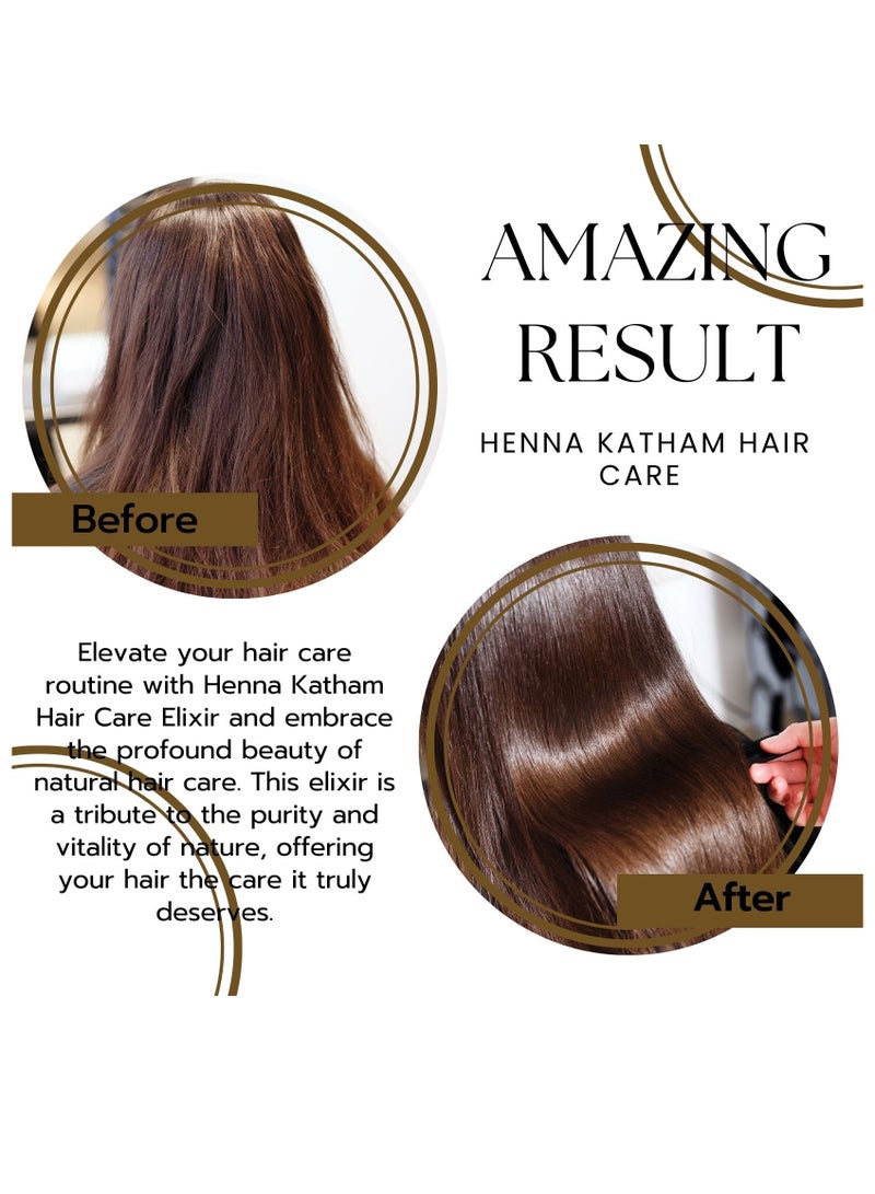 OGAILI Henna Ketham Powder  Hair Mask - strengthen the hair strands - Promotes Hair Growth & Reduces Oiliness -  Chemical-Free Treatment - All Hair Type 100 g - Image 5