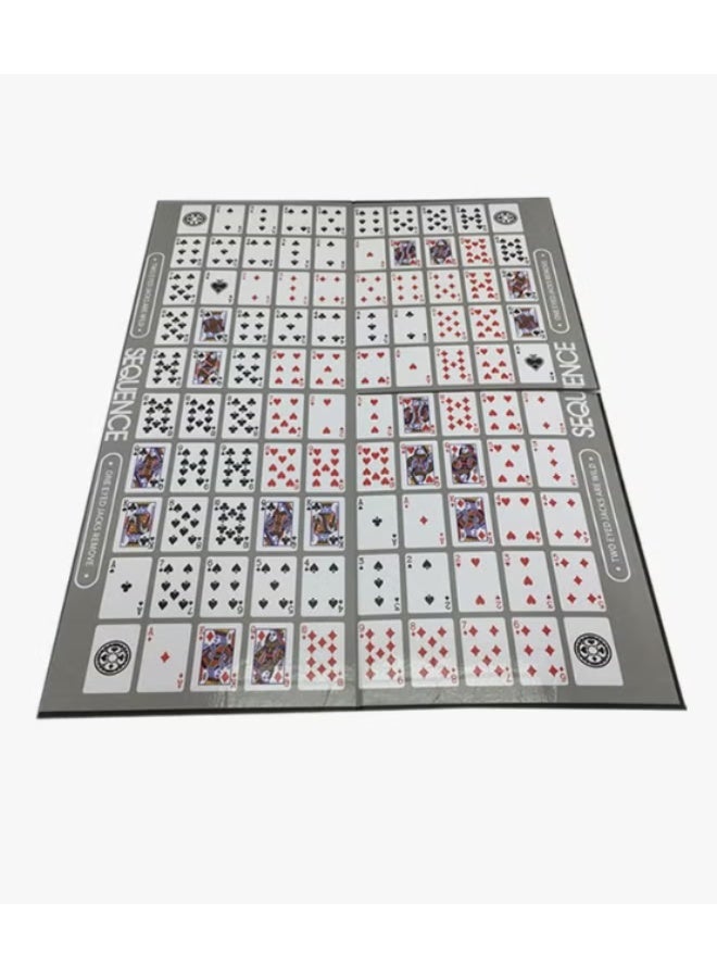 SEQUENCE Family Game Sequence Strategy Foldable Board Card Game Suitable For 2-12 Players - Image 5