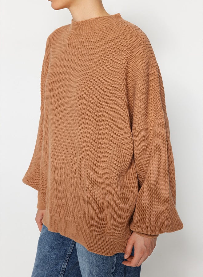 trendyol Mink Wide Fit Basic Knitwear Sweater - Image 5