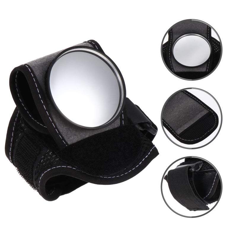 Rear View Wristband Mirror for Cycling Safety 360 Degree Reflective Bike Wrist Guard - Image 5
