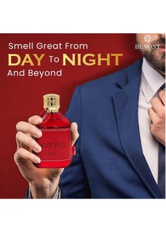 DUMONT PARIS Dumont NITRO RED 3.4oz - Eau De Parfum - for Him  - Image 4