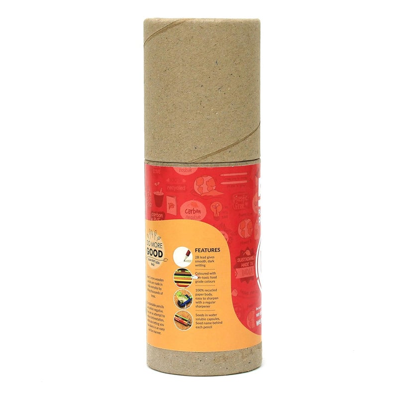 Bio-Q Box of 50 Plantable Pencils With Seeds| Eco Friendly Stationary | Recycled Paper Bulk Packaging | Grow Plants From Pencils - Image 3