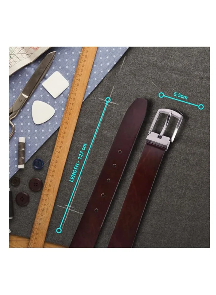 HAMMONDS FLYCATCHER Men’s Formal/Casual Brown Belt | BL8005 ( Brown, Genuine Leather), Caramel Brown, Free Size (38HV)
