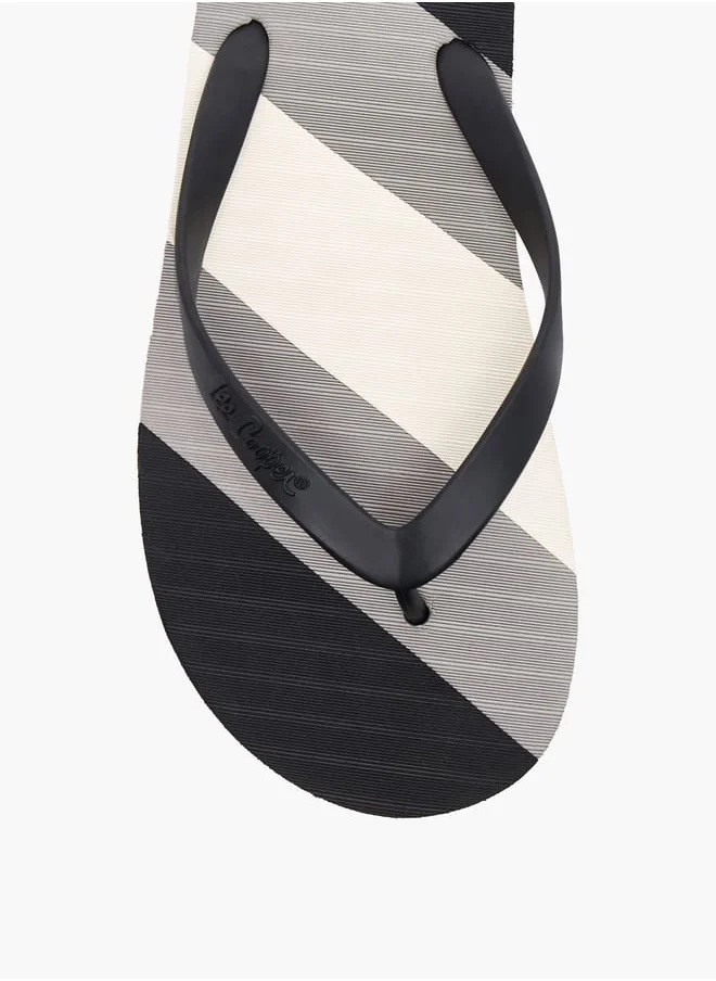 Lee Cooper Mens Printed Thong Slippers