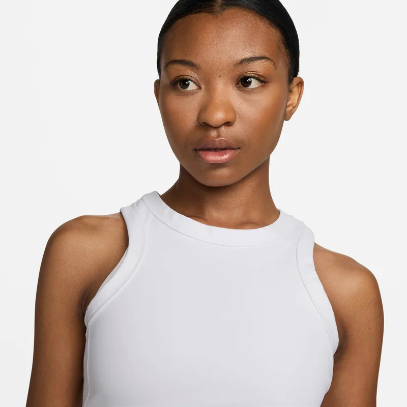 Nike White Women's One Dri-FIT Training Crop Top for Women | Best Price UAE