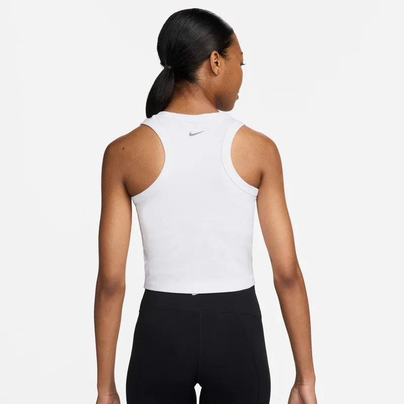 Nike White Women's One Dri-FIT Training Crop Top for Women | Best Price UAE