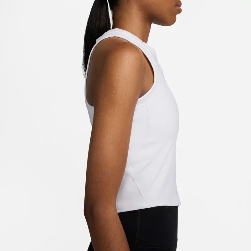 Nike White Women's One Dri-FIT Training Crop Top for Women | Best Price UAE