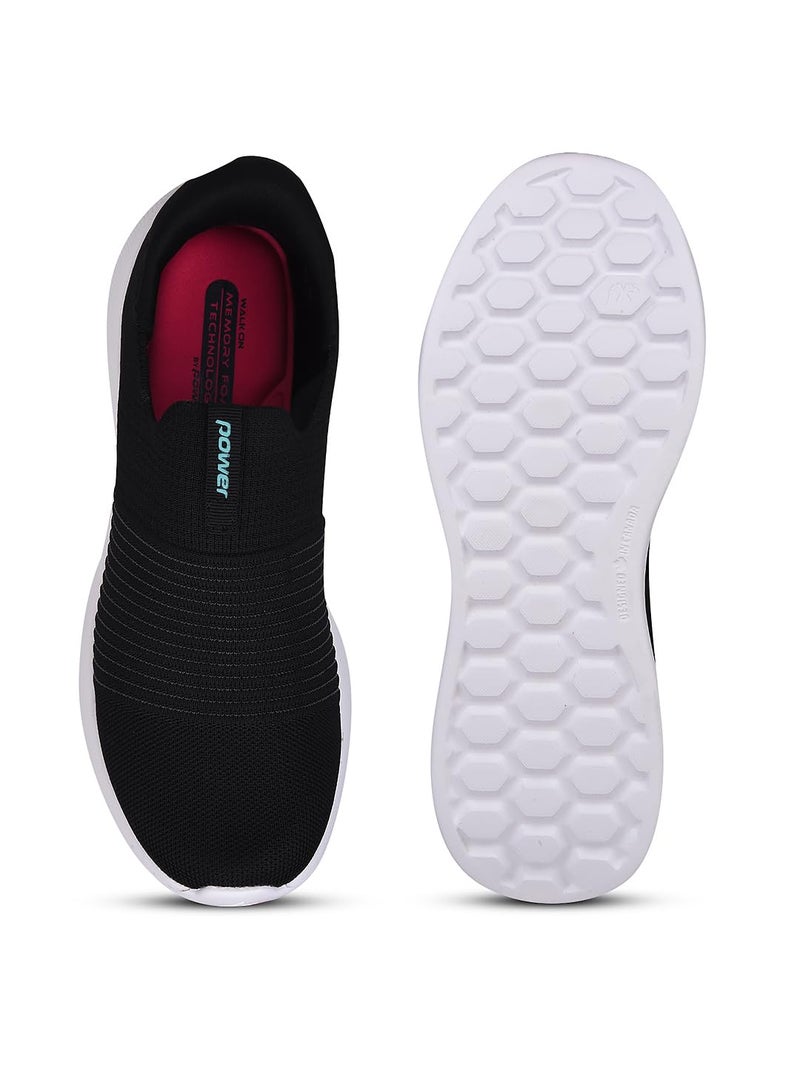Power Women Casual Slipon Shoes - Black (7Uk) - Image 2