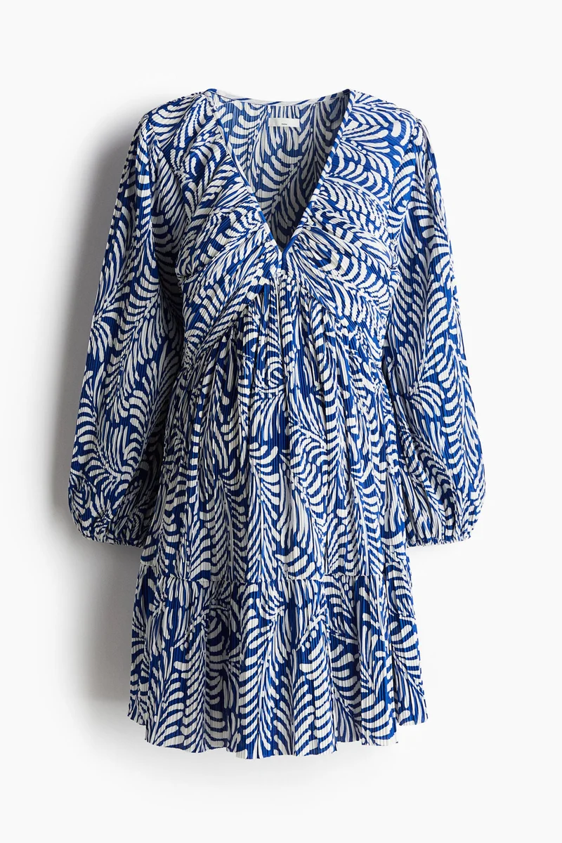 H&M MAMA Plissé dress