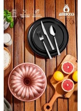 AMBOSS Sky 19 Piece Stainless Steel Fork Knife Spoon and Cast Iron Nonstick Cake Mold Set  - Image 2