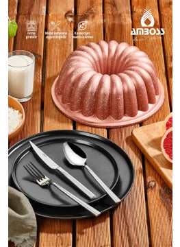 AMBOSS Sky 19 Piece Stainless Steel Fork Knife Spoon and Cast Iron Nonstick Cake Mold Set  - Image 1