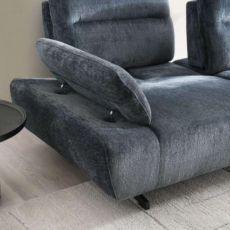 Pan Home أريكة إلكترا 3 مقاعد - زرقاء - Image 4