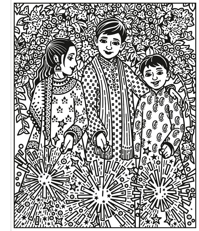 Usborne Publishing Ltd Diwali Magic Painting Book - Image 3