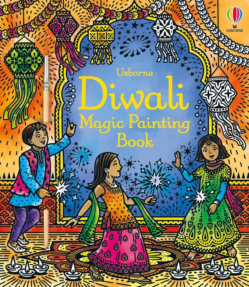 Usborne Publishing Ltd Diwali Magic Painting Book - Image 1