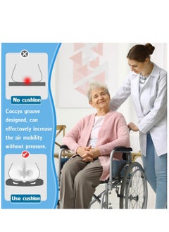 Arabest Seat Cushion Memory Foam for Office Chair Breathable Seat Pads Orthopedic Chair Cushion Fo rCar Seats Desk Chairs Gaming And Computer Chairs Non-Slip Cushion Washable Removable Cover  - Image 5