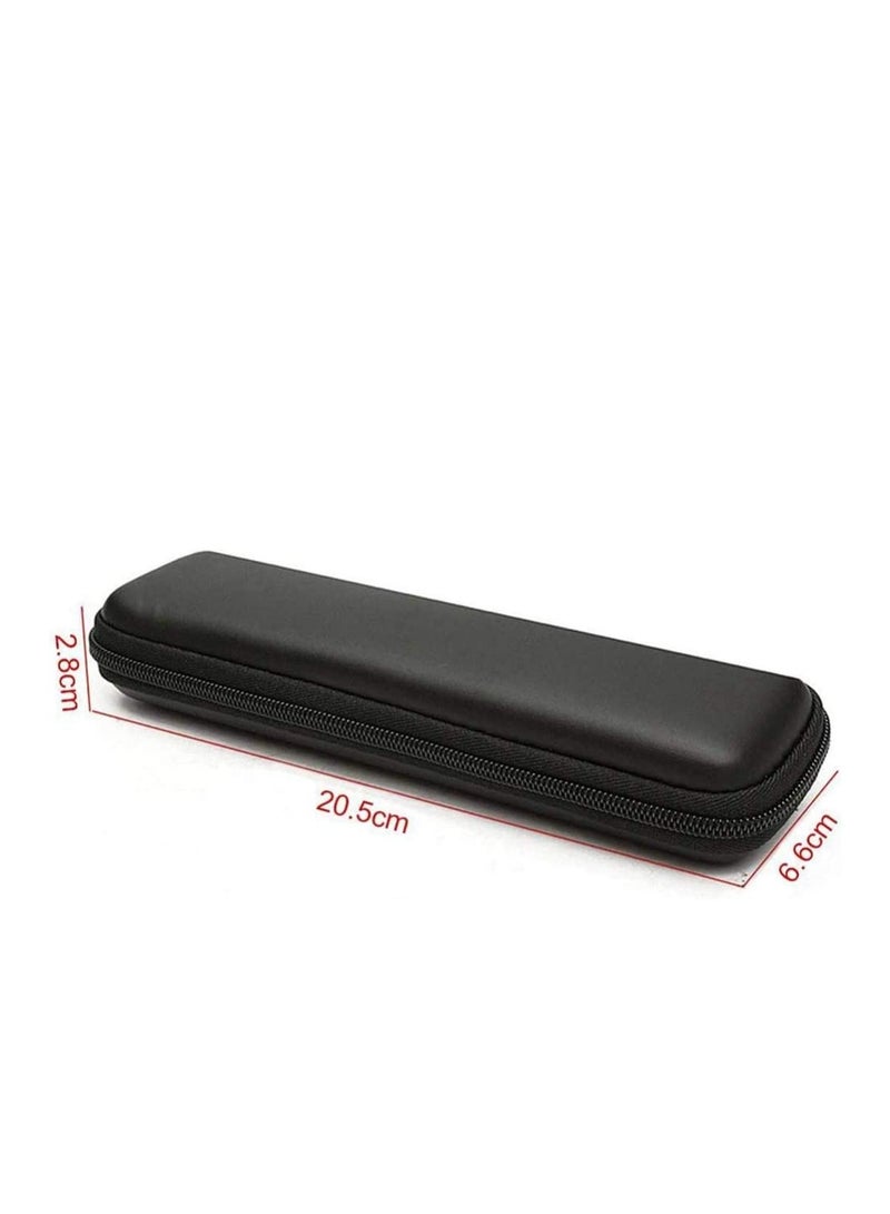 Hard Shell Pen Case, Durable Hard Shell Stylus Pencil Case Holder EVA Hard Pencil Case for Pen Hard Shell Carrying Pen Case Holder for Executive Fountain Pens Black - Image 3