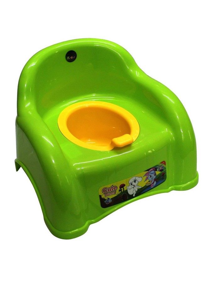 Nabhya 2 In 1 Abcd Baby Potty Seat Baby Potty Training Seat And Baby Chair For 6 18 Month (Green) - Image 1