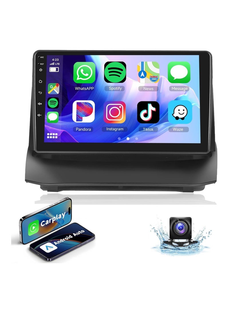 SHEZA STAR Android Car Stereo for Ford Fiesta 2009 2010 2011 2012 2013 2014 1GB RAM 32GB ROM 9 Inch MirrorLink WiFi BT, IPS Touch Screen with AHD Camera Included - Image 1