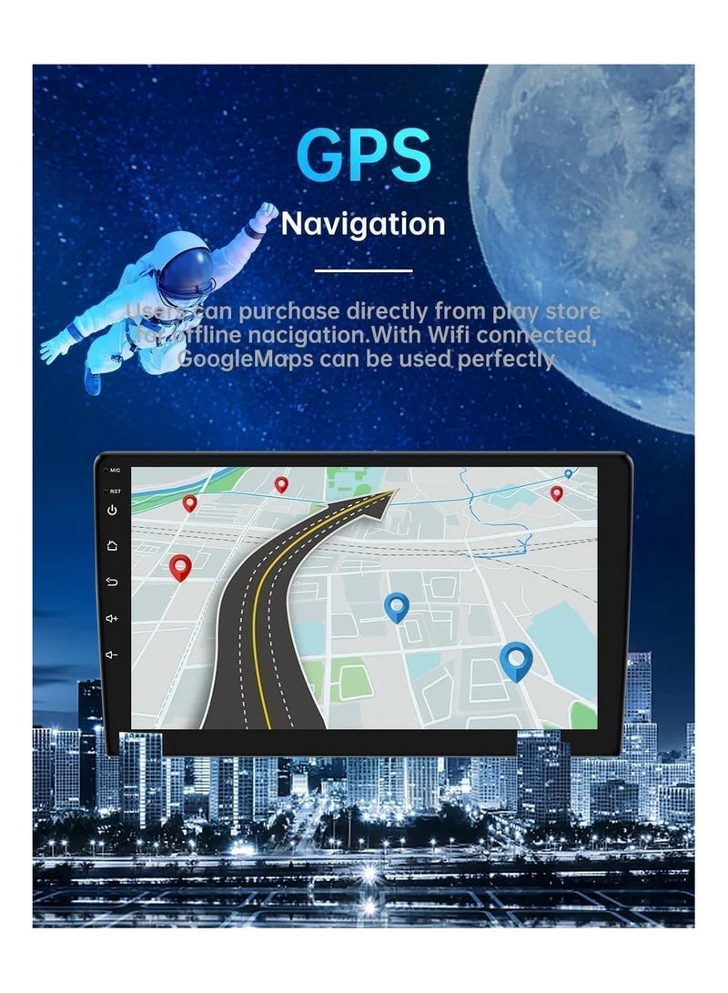 SHEZA STAR Android Car Stereo for Ford Fiesta 2009 2010 2011 2012 2013 2014 1GB RAM 32GB ROM 9 Inch MirrorLink WiFi BT, IPS Touch Screen with AHD Camera Included - Image 3