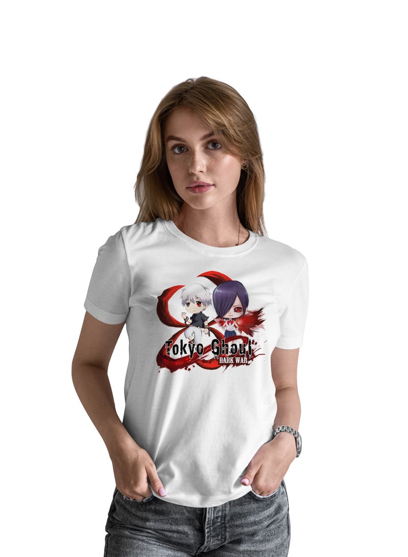 Fashion World Cotton T-shirt Printed with High-quality Anime Tokyo Ghoul - Image 1