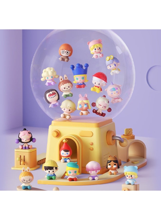 POP MART POPMART sitting posture rows of small dolls gift ornaments car decoration blind box gifts for family and friends  - Image 1