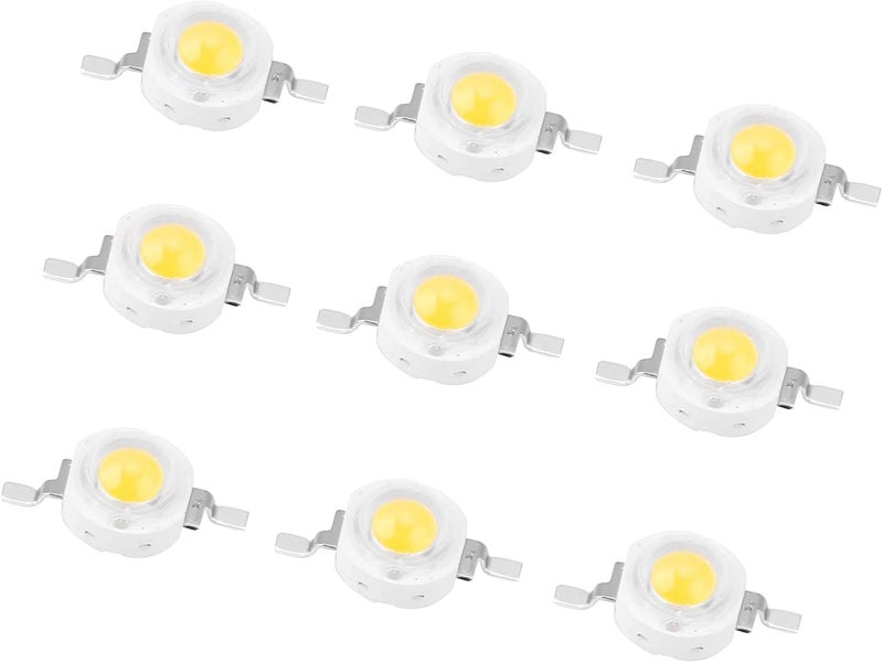 ديودات LED SMD + 100 حبة LED، رقائق ديودات باعثة للضوء عالية القوة (1 واط) من نوع SMD لأجهزة الإضاءة الخاصة بالمبتدئين (DIY). - Image 4