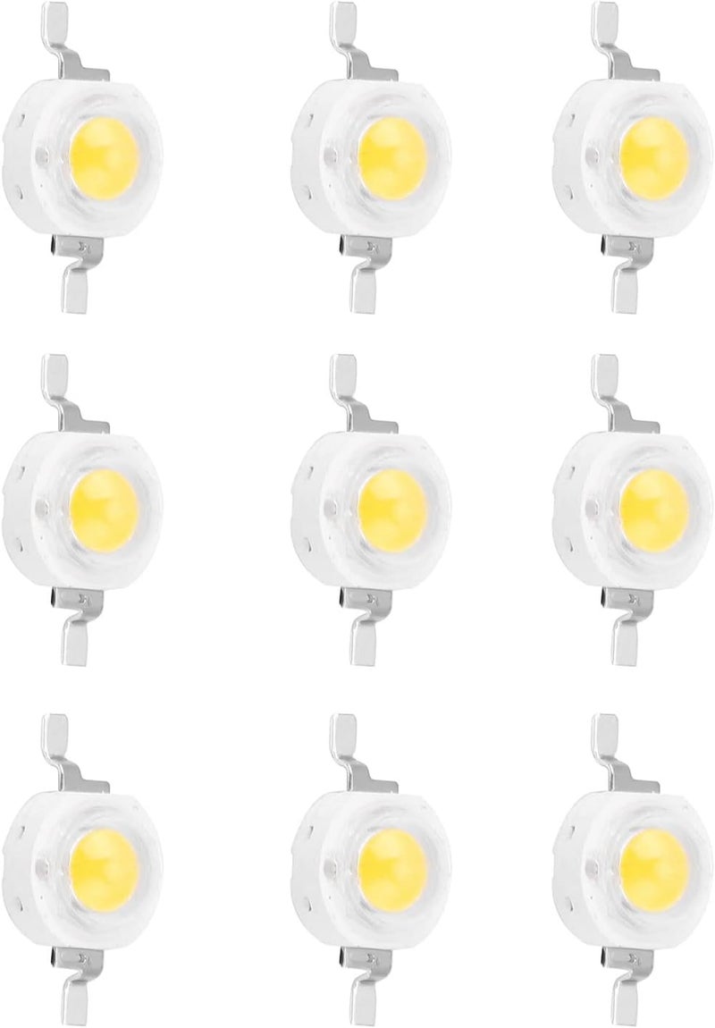 ديودات LED SMD + 100 حبة LED، رقائق ديودات باعثة للضوء عالية القوة (1 واط) من نوع SMD لأجهزة الإضاءة الخاصة بالمبتدئين (DIY). - Image 2