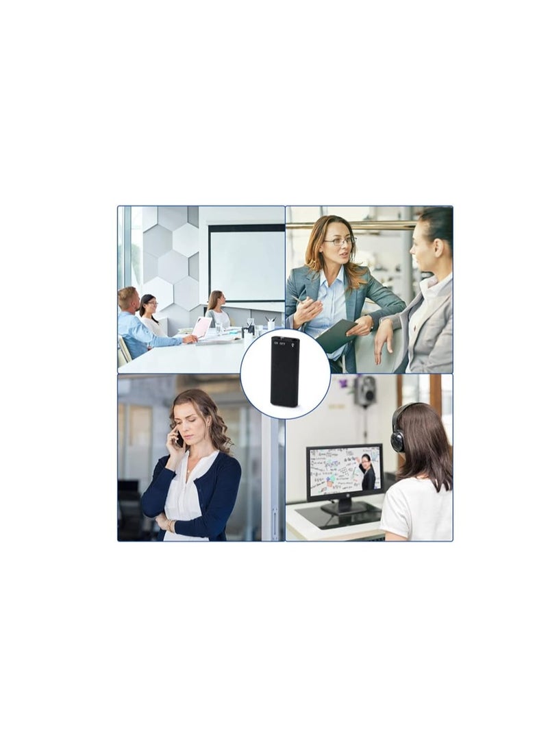 مسجل صوت، تسجيل متواصل لمدة 300 ساعة، USB، صوت MP3، يعمل بالتنشيط الصوتي (Q2-32GB) - Image 3
