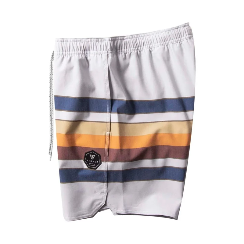 Vissla Fist Bump 17.5" Ecolastic Swimshort Grey Dawn