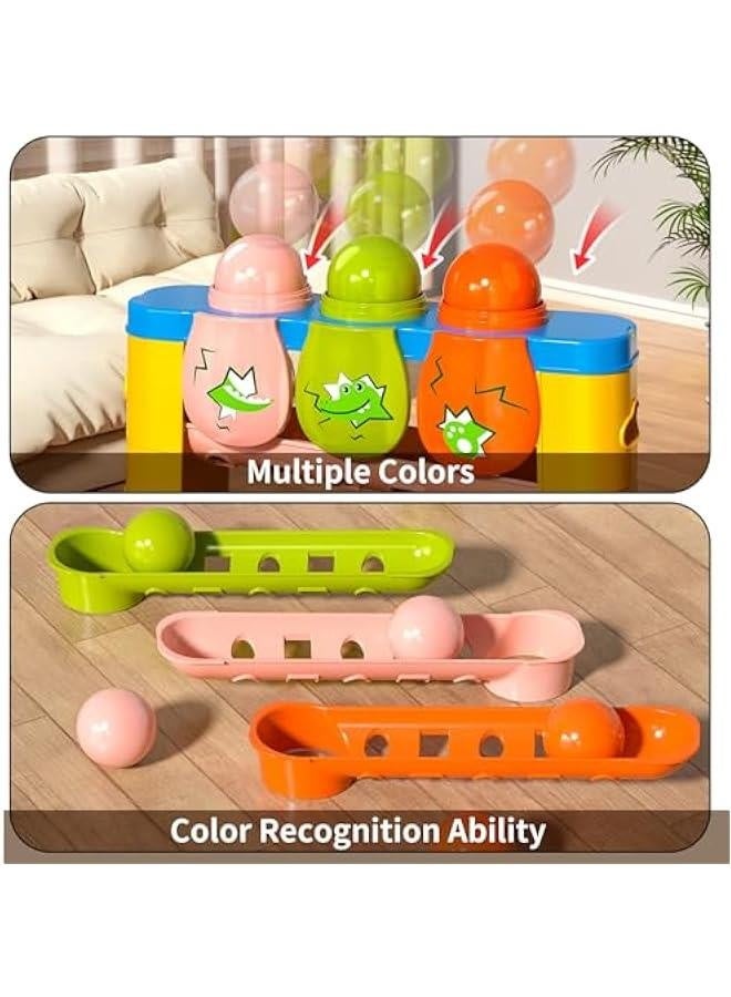 لعبة مطرقة للأطفال، ألعاب كرة متدحرجة للأطفال من عمر 3 سنوات - لعبة كرة الطرق، لعبة مطرقة للضرب، ألعاب للأطفال من 3-4 سنوات، ألعاب خارجية للأطفال من 5-8 سنوات، هدية عيد ميلاد، للأطفال من 36 شهرًا - Image 2