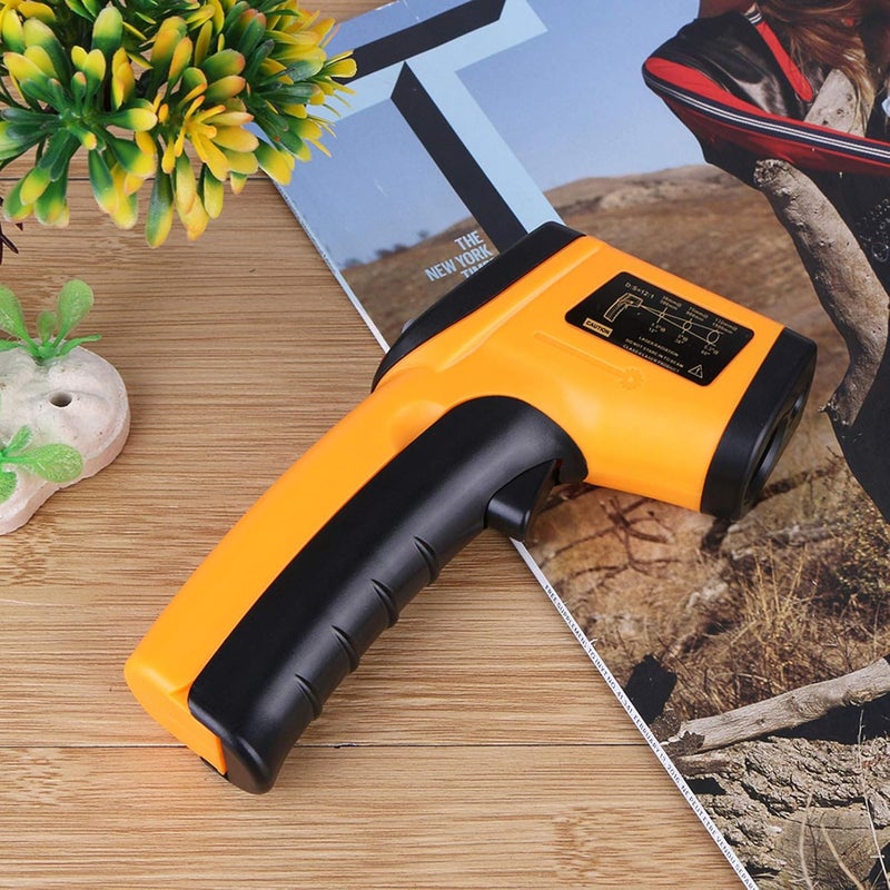 Eacam Climate adapted upgraded quality Eacam Digital Infrared Thermometer, -50-380°C Industrial Temperature Gun Non-Contact with Backlight (NOT for Humans) Thermometer for Kitchen Food Meat Car BBQ Automotive and Industrial Easy lifting build - Image 3