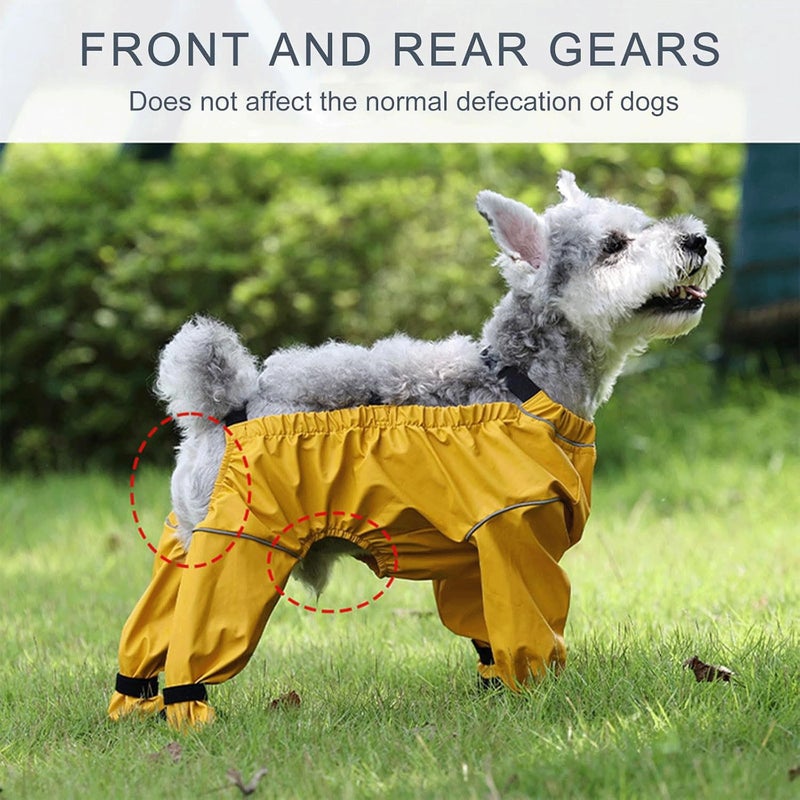 YUCCA Dog Paw Boots Leggings Waterproof, Suspender Booties for Dogs Anti-Slip, Pet Paws Protector Dirty-Proof,Dog Snow Pants Shoes for Outdoor Walking Running Hiking Winter Pants Boots - Image 2