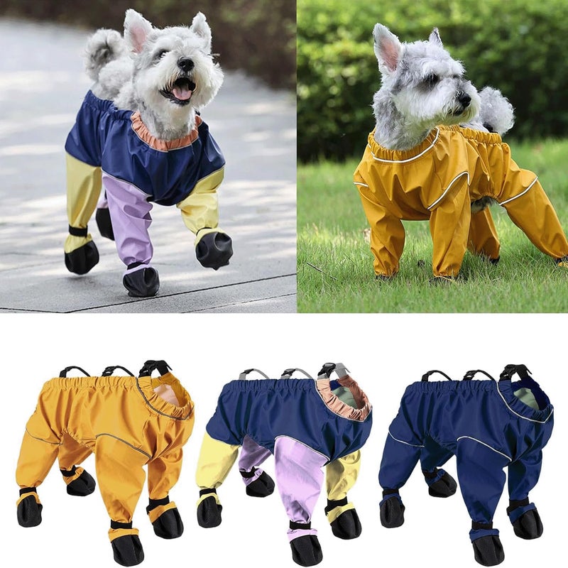 YUCCA Dog Paw Boots Leggings Waterproof, Suspender Booties for Dogs Anti-Slip, Pet Paws Protector Dirty-Proof,Dog Snow Pants Shoes for Outdoor Walking Running Hiking Winter Pants Boots - Image 4