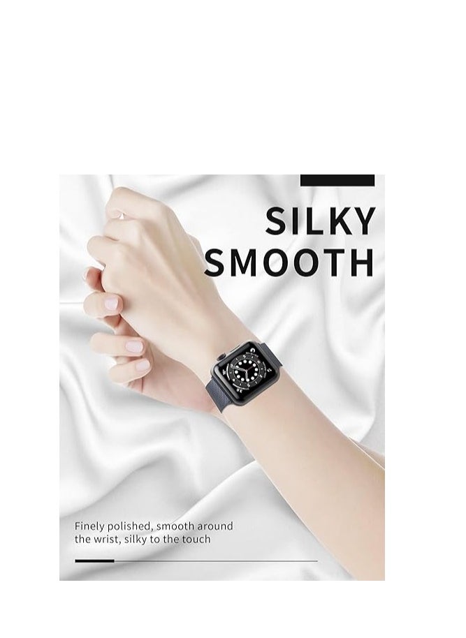 Band mesh Metal loop Replacement Strap, Magnetic Clasp Compatible with ultra smart Watch  Steel Metal Replacement Strap, one size and Compatible with apple smart watches