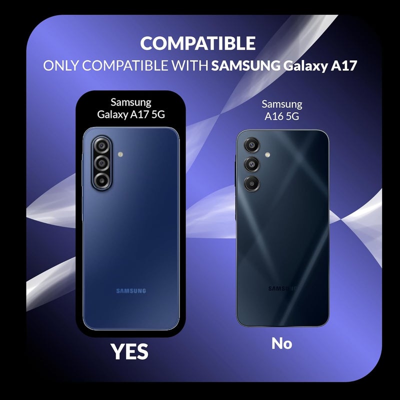 ShieldTech TPU Back Cover Case + Tempered Glass for Samsung Galaxy A17 5G | Transparent Mobile Phone Back Cover Case with Screen Protector for Samsung Galaxy A17 5G | Transparent Back Cover - Image 5