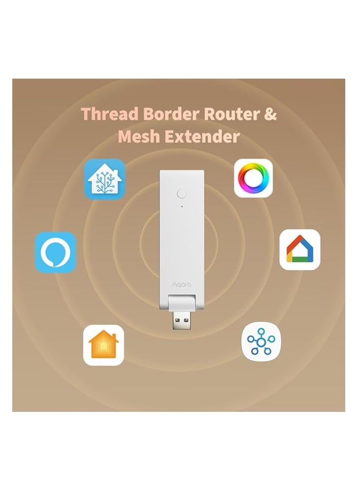 Aqara Aqara Smart Hub M100 for Home Automation, Matter Controller, Thread Border Router, Features Aqara Zigbee, Wi-Fi, Supports Alexa, Apple HomeKit, Google Home, IFTTT, Home Assistant  - Image 2