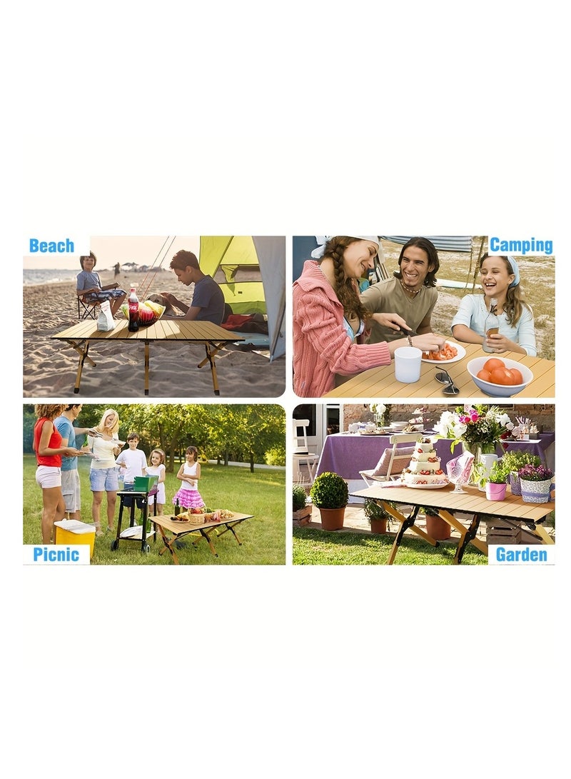Generic Folding Picnic Table - Camping Table Portable Foldable  - Image 5