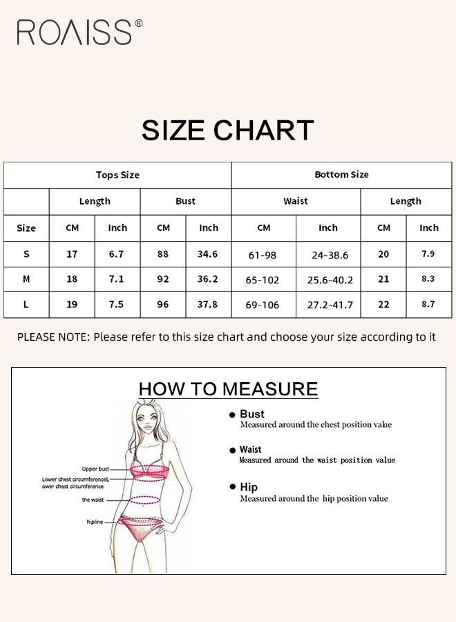 roaiss Maid Contrast Color Underwear Set for Women Mesh Three Point Type See Through Outfit Ladies Summer Romantic Maid Lingerie Suit Halterneck Intimates Adult Cosplay Costumes  - Image 2